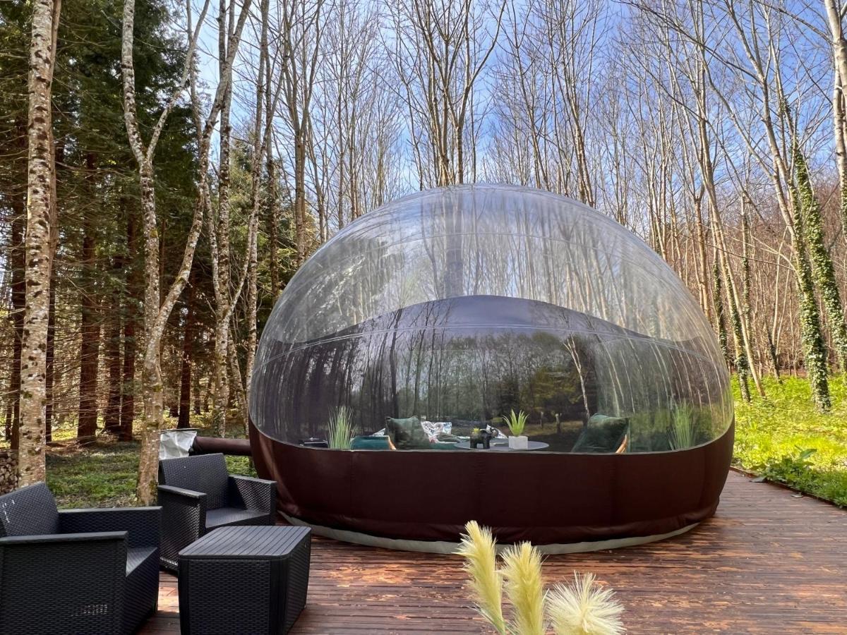 Logement Insolite "Bubble Jungle" Saint-Évarzec Zewnętrze zdjęcie