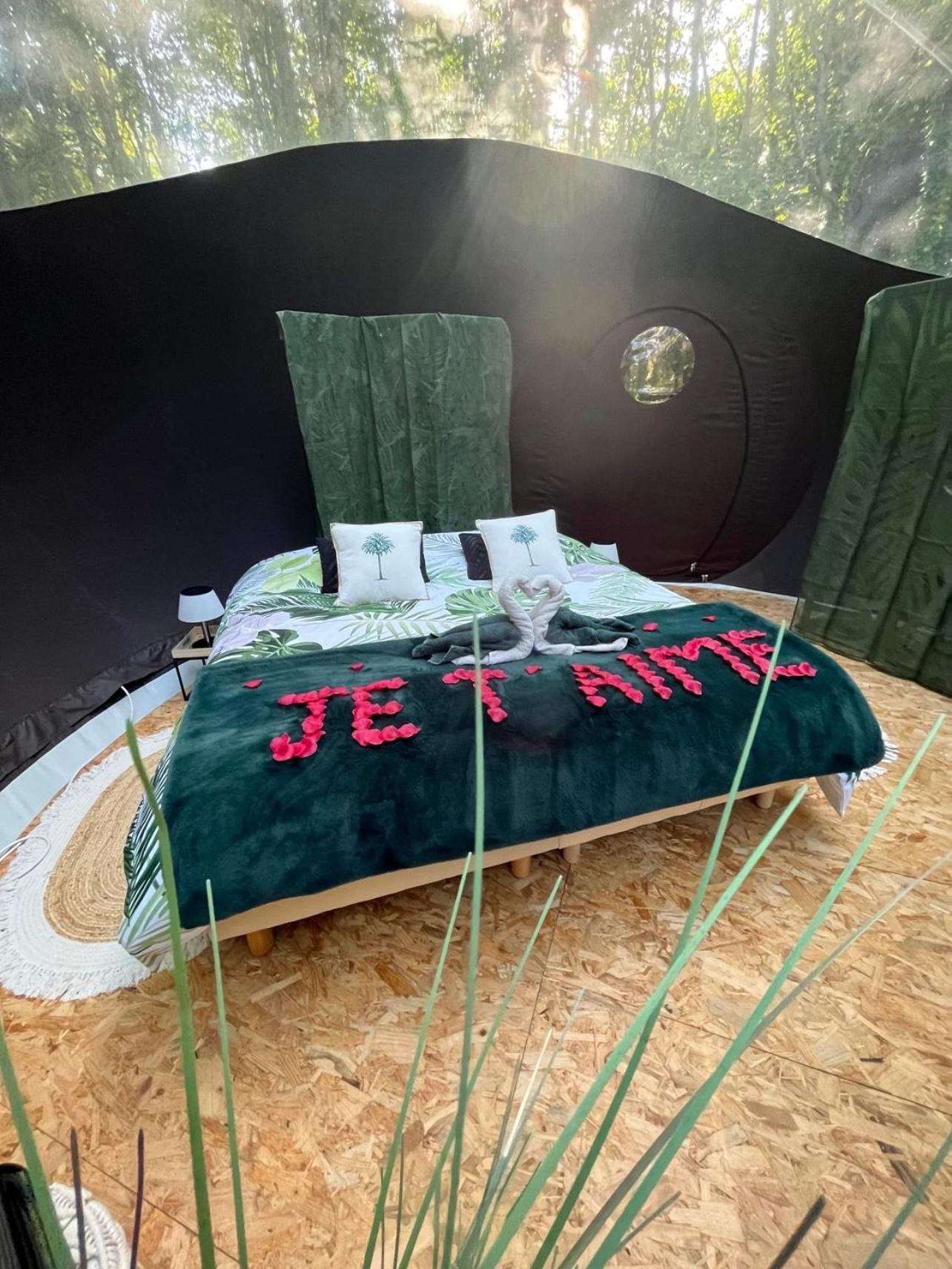 Logement Insolite "Bubble Jungle" Saint-Évarzec Zewnętrze zdjęcie